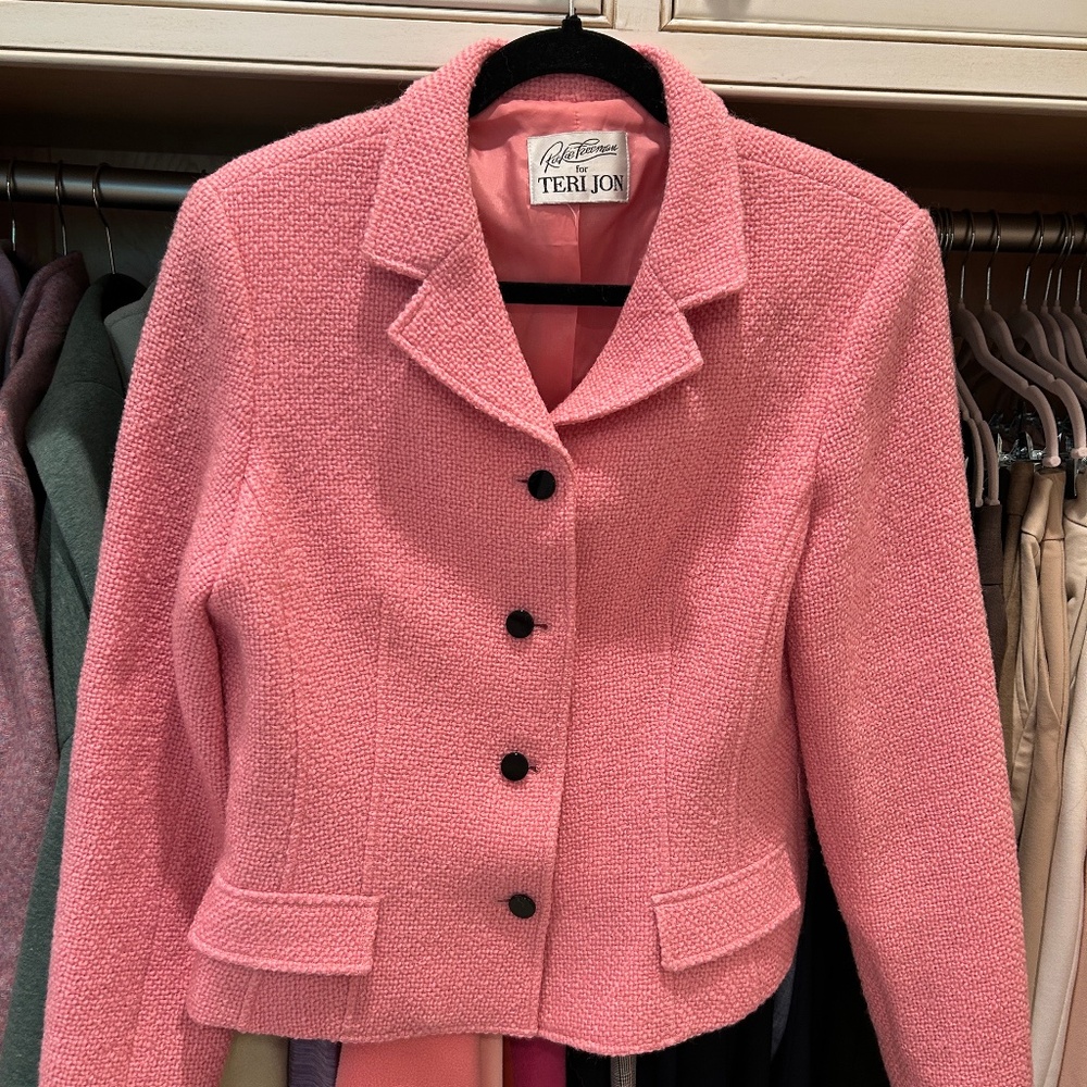 Rickie Freeman for Teri Jon Pink Blazer